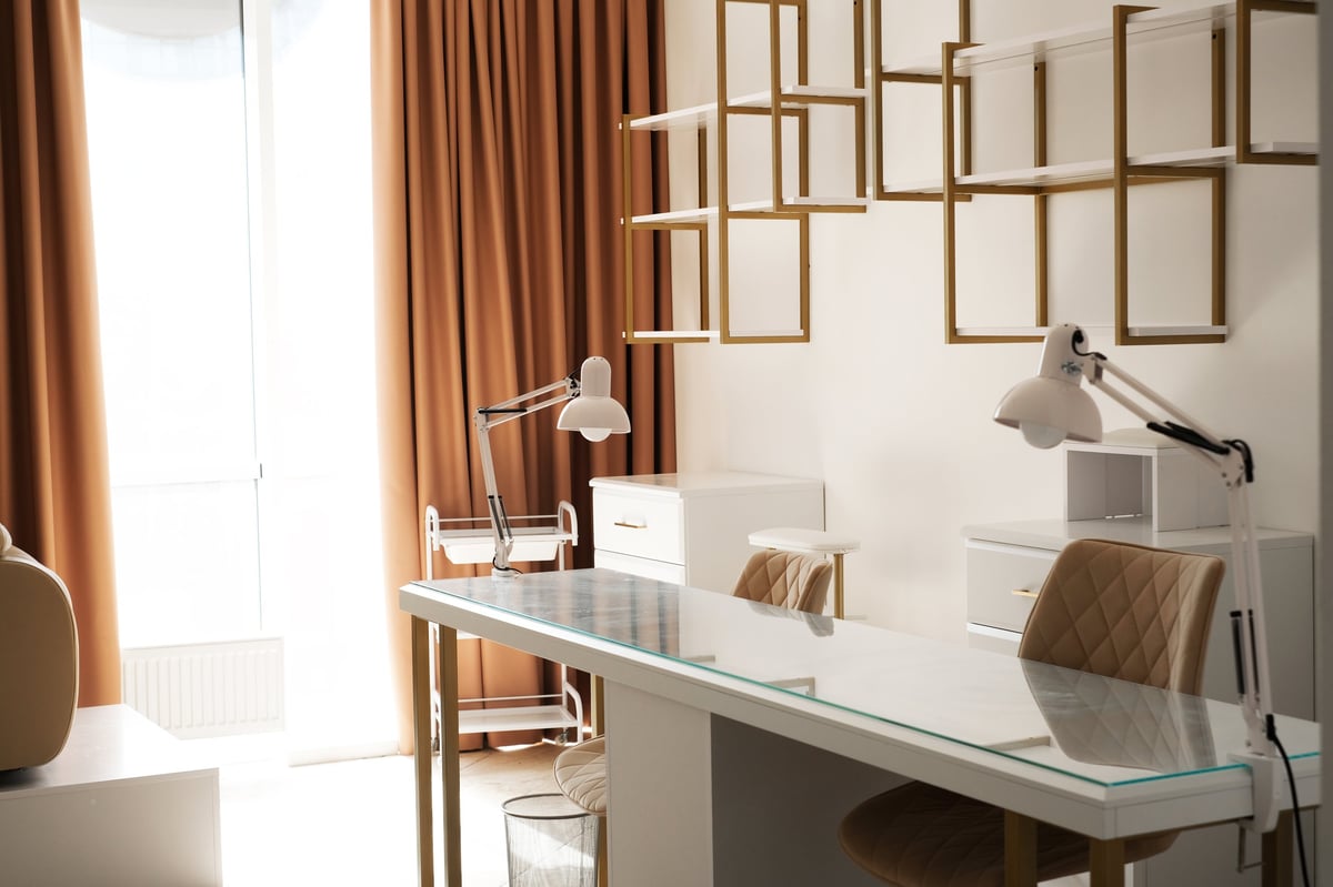 Remodeled VIP Nail Spa interior